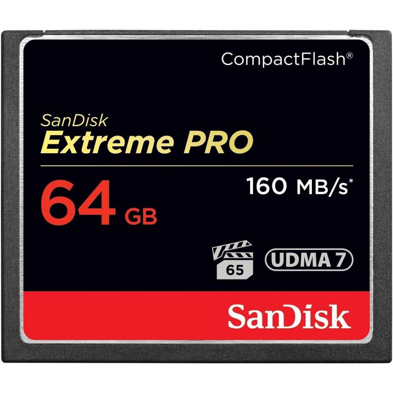 SanDisk Extreme PRO CompactFlash Memory Card UDMA 7 Speed - 64GB
