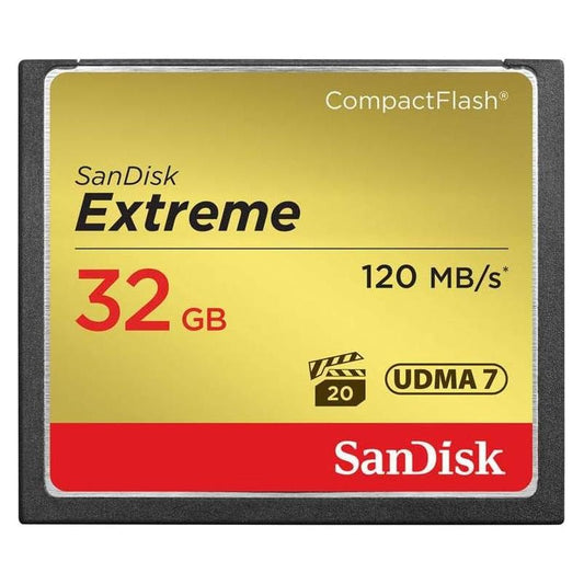 SanDisk Extreme 32GB CompactFlash Memory Card - 32GB (SDCFXSB-032G-G46)