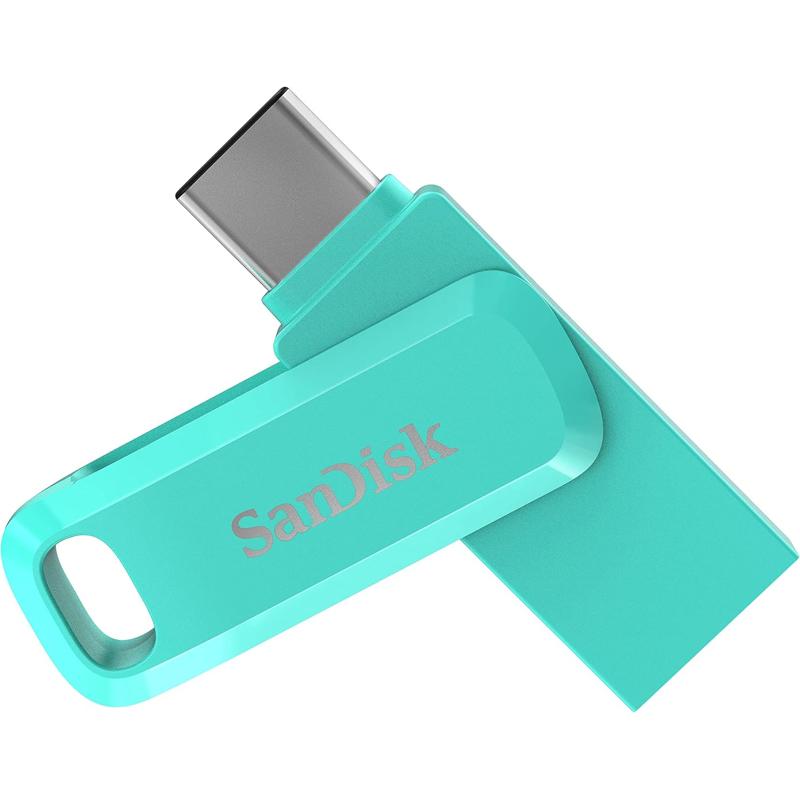 SanDisk Ultra Dual Drive Go USB Type-C Flash Drive - Mint Green / 32GB, Mint Green / 64GB (SDDDC3-128G-G46G)