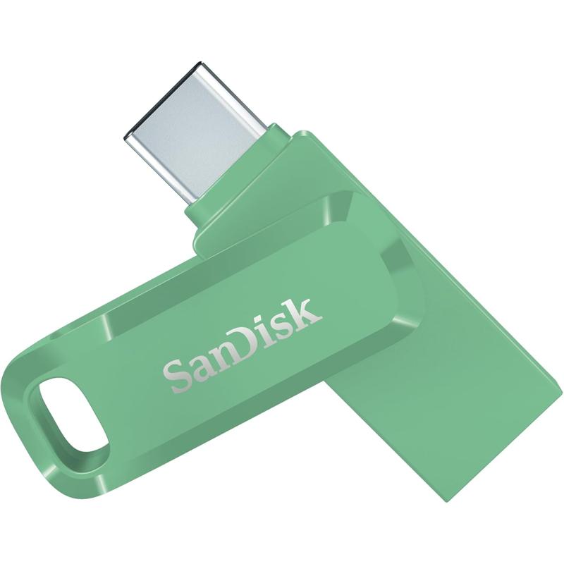 SanDisk Ultra Dual Drive Go USB Type-C Flash Drive - Absinthe Green / 32GB, Absinthe Green / 64GB (SAN-SDDDC3-256G-G46AG-S)
