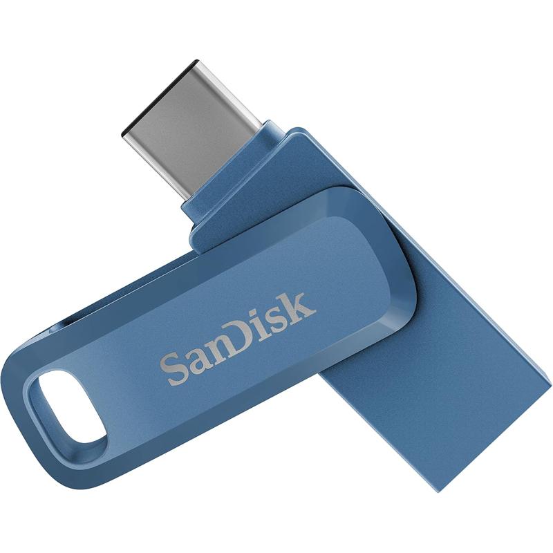 SanDisk Ultra Dual Drive Go USB Type-C Flash Drive - Navy Blue / 32GB, Navy Blue / 64GB (SDDDC3-256G-G46NB)