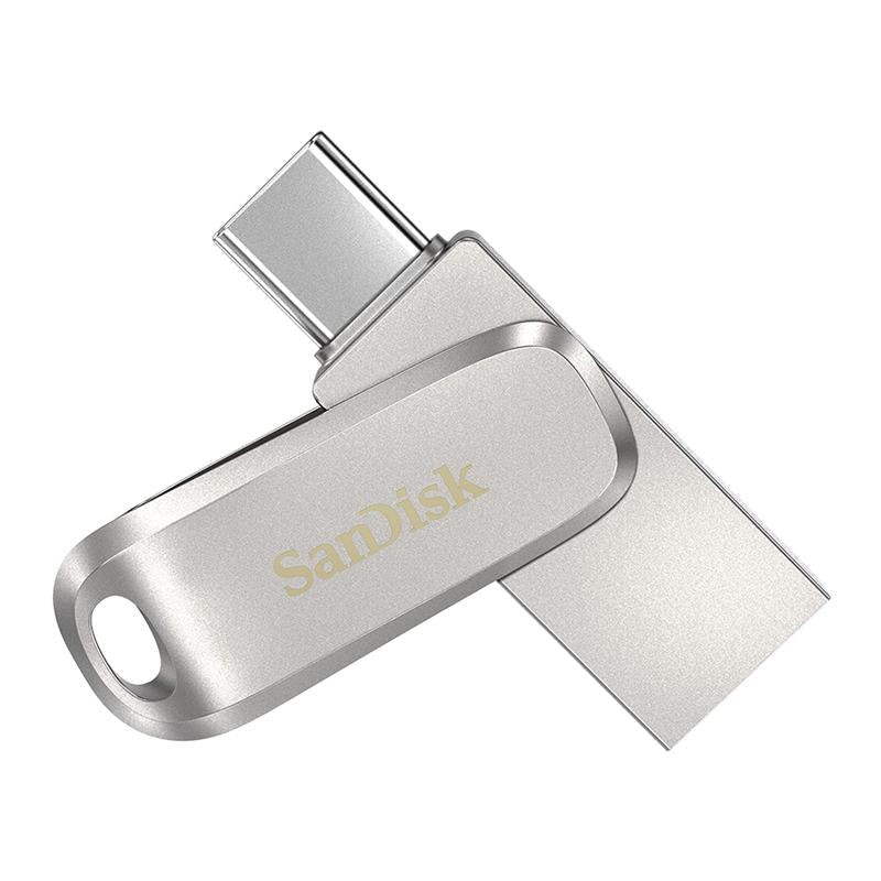 SanDisk Ultra Dual Drive Luxe USB Type-C 150MB/s Silver - 32GB / 64GB / 128GB (SDDDC4-032G-G46)
