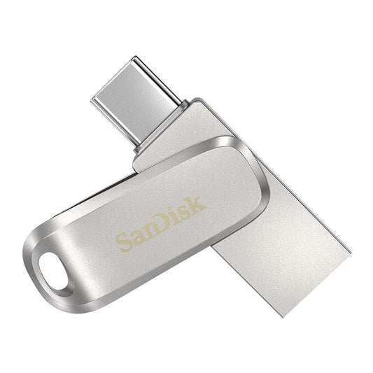 SanDisk Ultra Dual Drive Luxe USB Type-C 150MB/s Silver - 32GB / 64GB / 128GB (SDDDC4-032G-G46)
