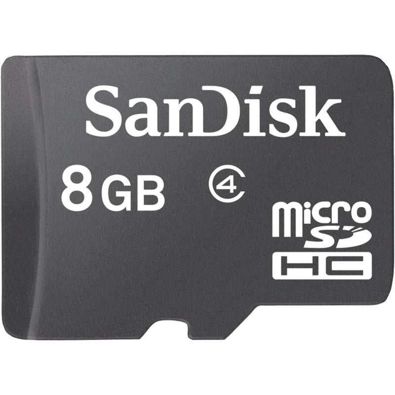 SanDisk Mobile MicroSDHC Class 4 Flash Memory Card with SD Adapter - 8GB (SDSDQM-008G-B35)