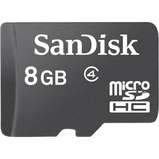 SanDisk Mobile MicroSDHC Class 4 Flash Memory Card with SD Adapter - 8GB (SDSDQM-008G-B35)
