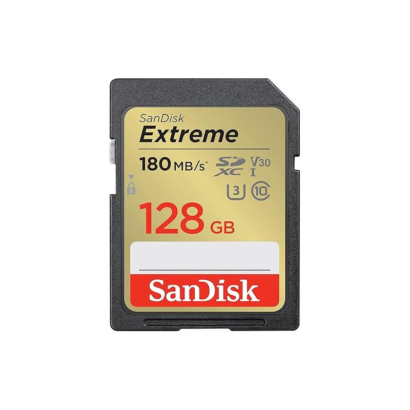 SanDisk Extreme SDXC UHS-I Memory Card (SDSDXV5-128G-GNCIN)