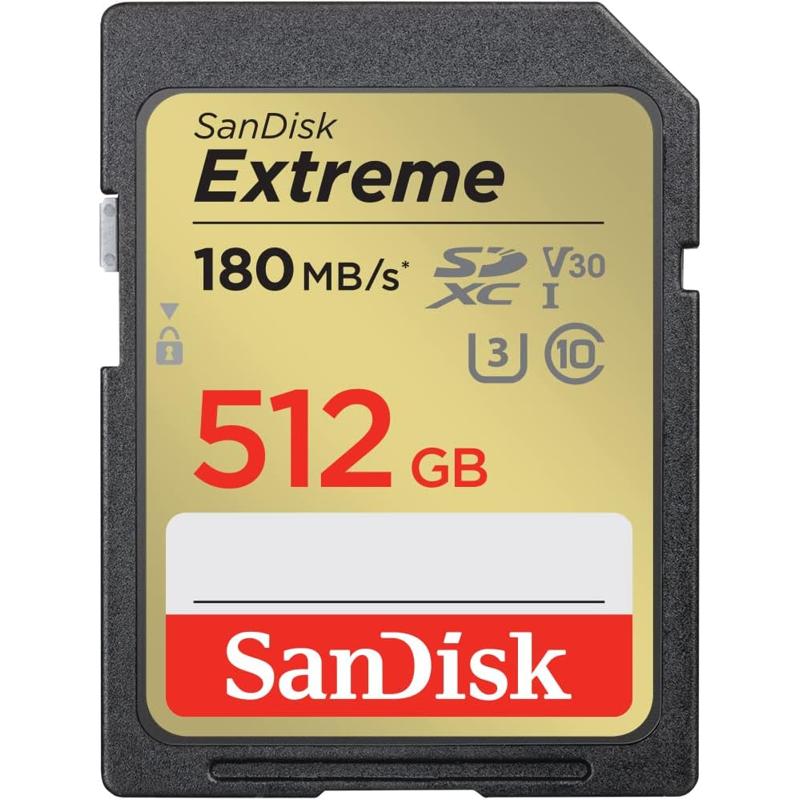 SanDisk Extreme SD UHS-I Memory Card - 512GB