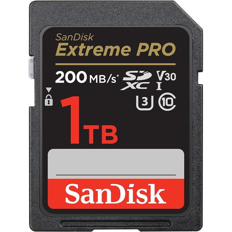 SanDisk Extreme PRO SDHC™ And SDXC™ UHS-I Card Memory Card - 1TB (SDSDXXD-1T00-GN4IN)