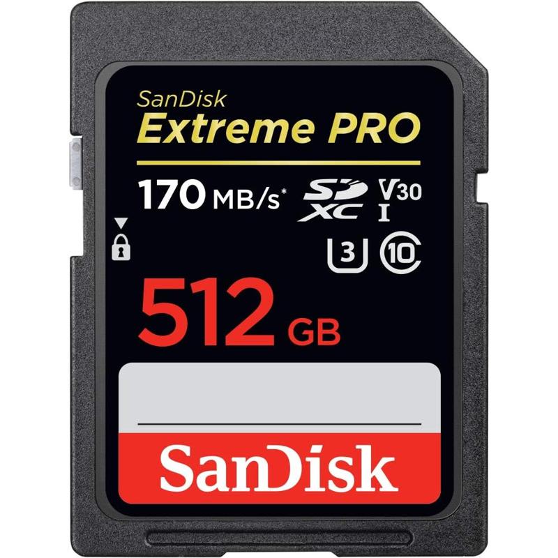 SanDisk Extreme PRO SDXC UHS-I Card - 512GB