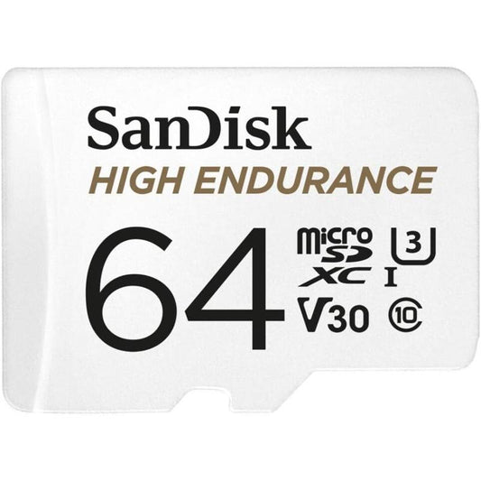 SanDisk High Endurance Video microSDHC Card with Adapter for Dash cam - 64GB (SDSQQNR-064G-GN6IA)