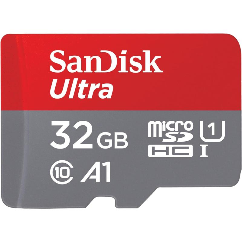 SanDisk Ultra microSD UHS-I Memory Card with Adapter - 32GB (SDSQUA4-032G-GN6MA)