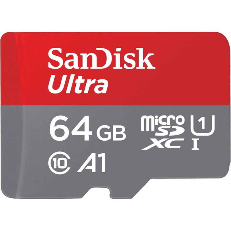 SanDisk Ultra microSD UHS-I Memory Card with Adapter - 64GB