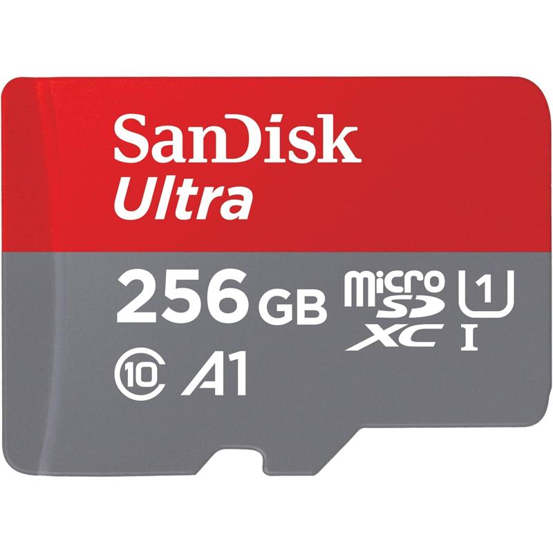 SanDisk Ultra microSD UHS-I Memory Card with Adapter - 256GB