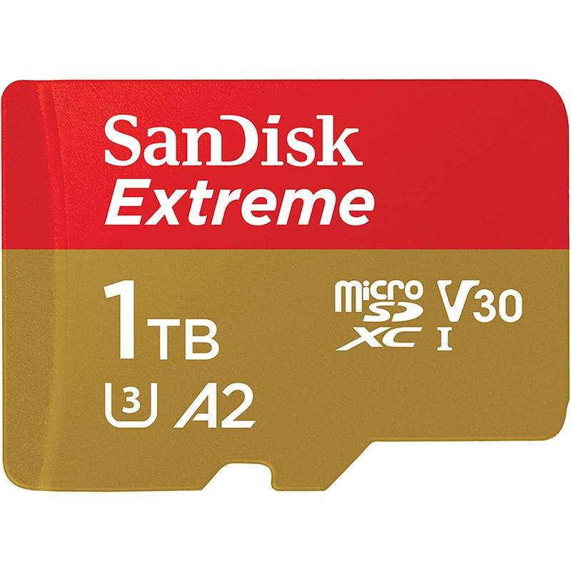 SanDisk Extreme microSDXC UHS-I Memory Card with Adapter - 1TB