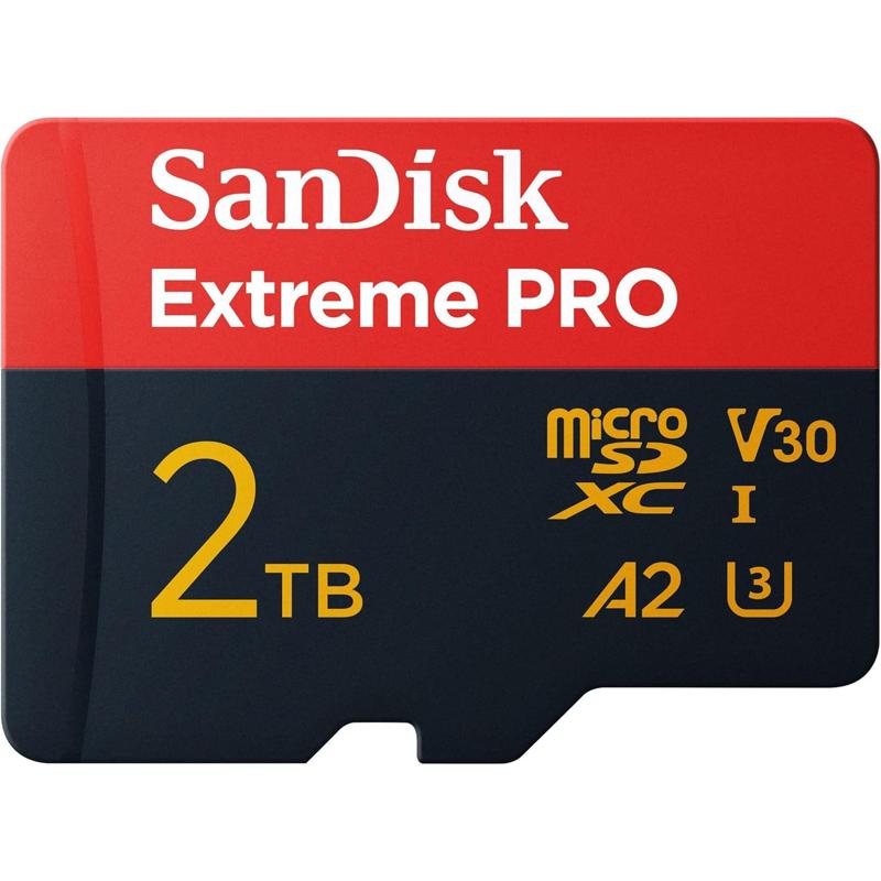 SanDisk Extreme PRO® microSD™ UHS-I Card with Adapter - 2TB (SAN-SDSQXCD-2T00-GN6MA-L)
