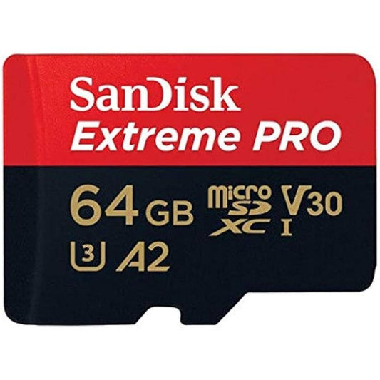 SanDisk Extreme PRO® microSD™ UHS-I Card with Adapter - 64GB (SDSQXCY-064G-GN6MA)