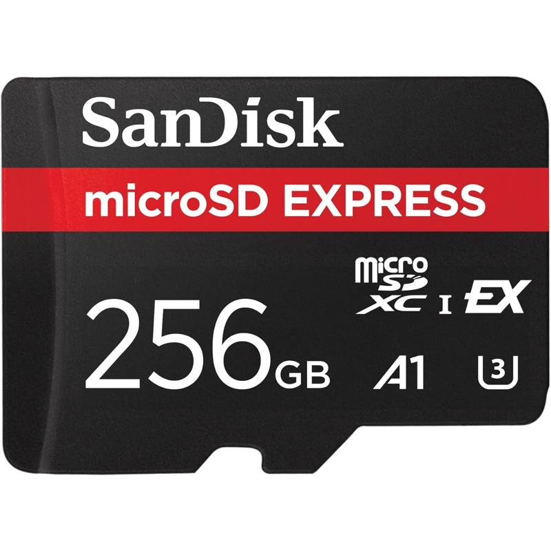 SanDisk Micro SD Express Micro SD Card - 256GB (SAN-SDSQXFN-256G-GN4NN-S)